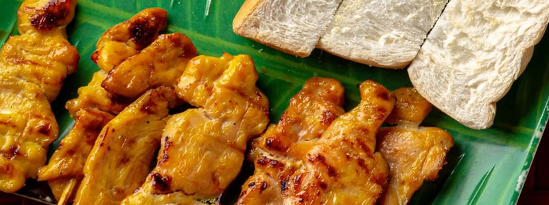 รูป ไก่สะเต๊ะ เมนูอร่อย ร้านมุสลิม